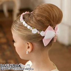Peinado recogido para Niña